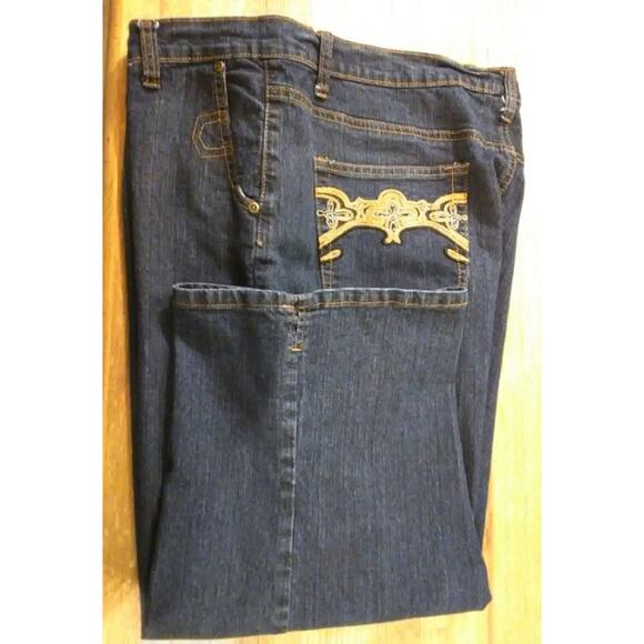 Out Jeans Blue Denim Jeans - Tag Size 22 - Picture 1 of 6